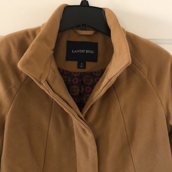 Land’s End Cashmere and Wool Coat - Picture 4 of 14